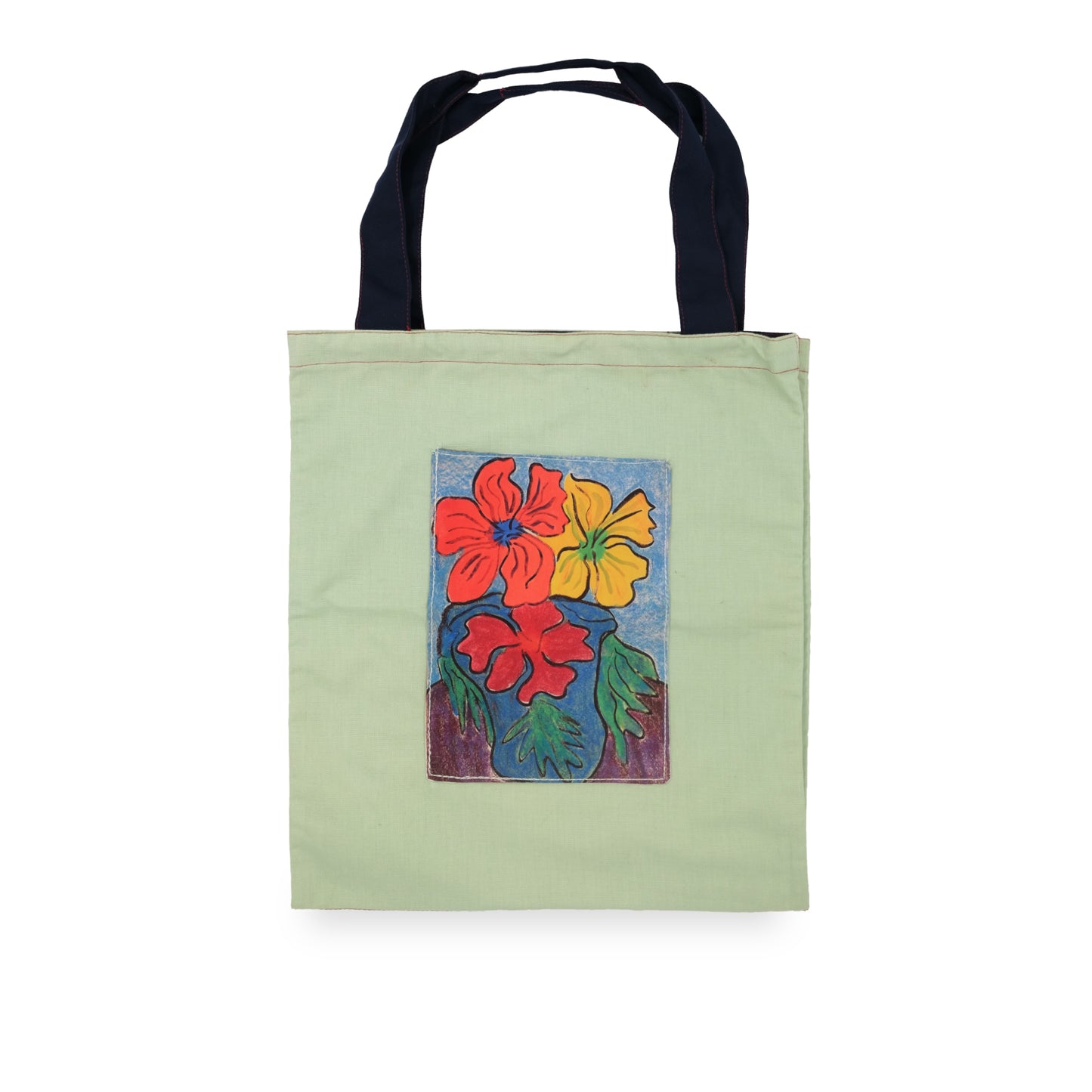 “Flowers” Double Partition Tote Bag