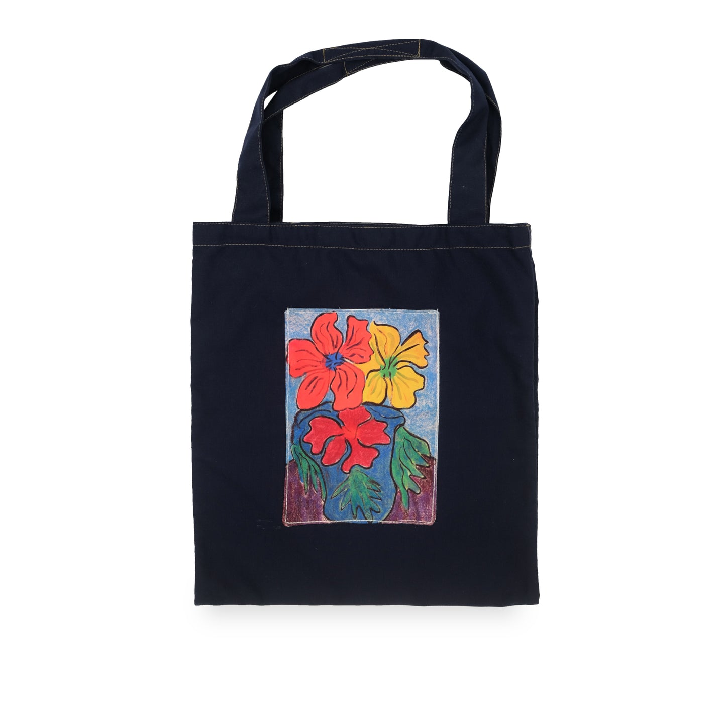 “Flowers” Double Partition Tote Bag