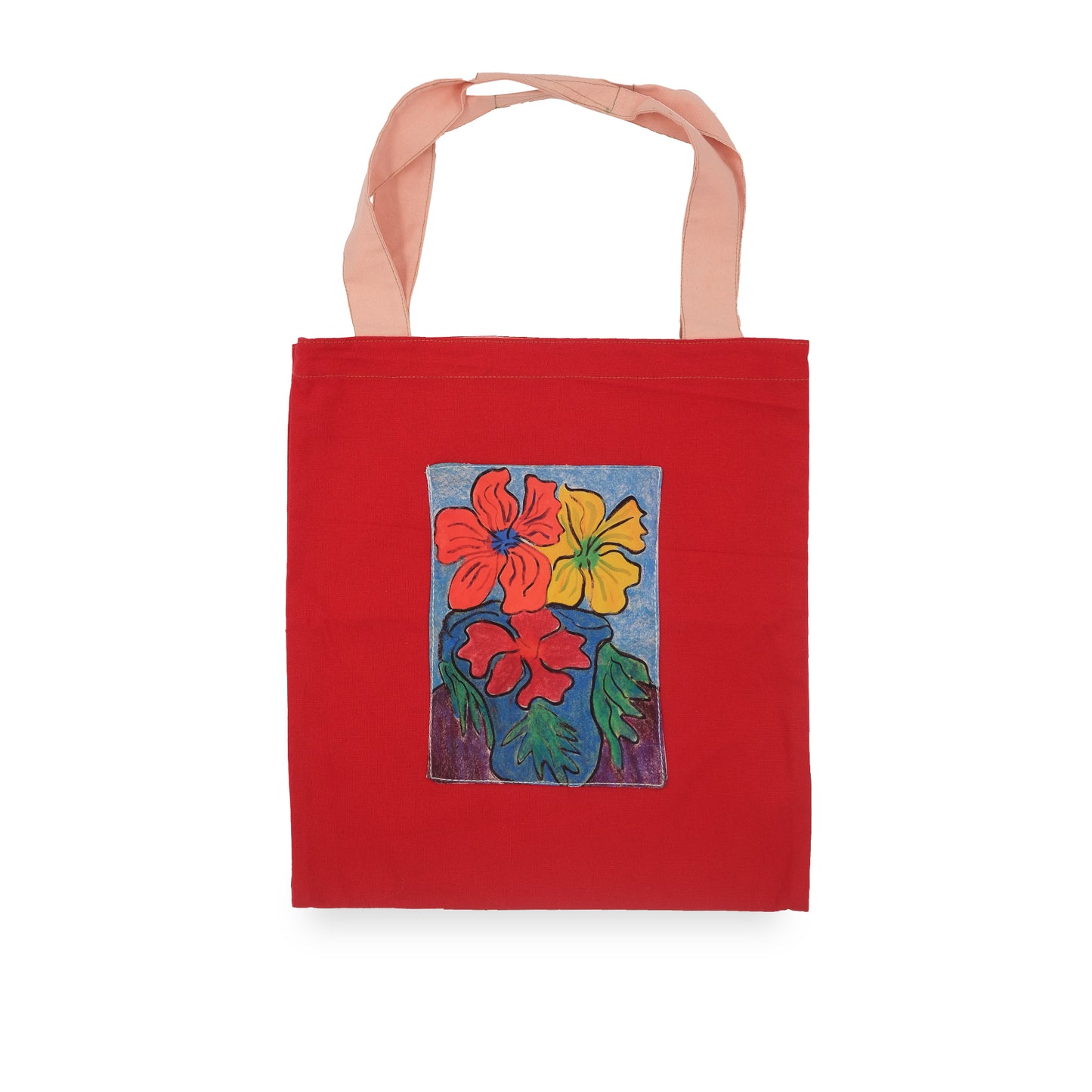 “Flowers” Double Partition Tote Bag