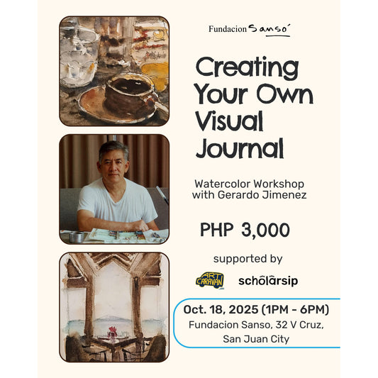 "Creating Your Own Visual Journal" with Gerardo Jimenez - Oct. 18, 2025 (Saturday)