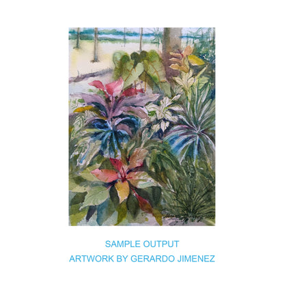 "Paint Plants in Watercolor" with Gerardo Jimenez - April 26, 2025 (Saturday)